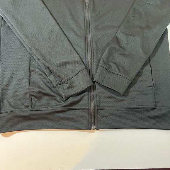 Nike Dri Fit Black Full Zip Warm up Jacket Track Jacket Men's Medium AT3220-010 - Picture 2 of 7